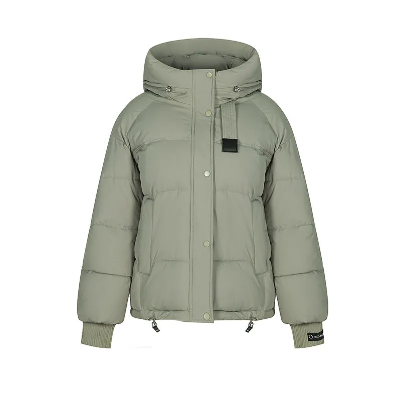 Water-resistant and Windproof Quilted Puffer Jacket for Women