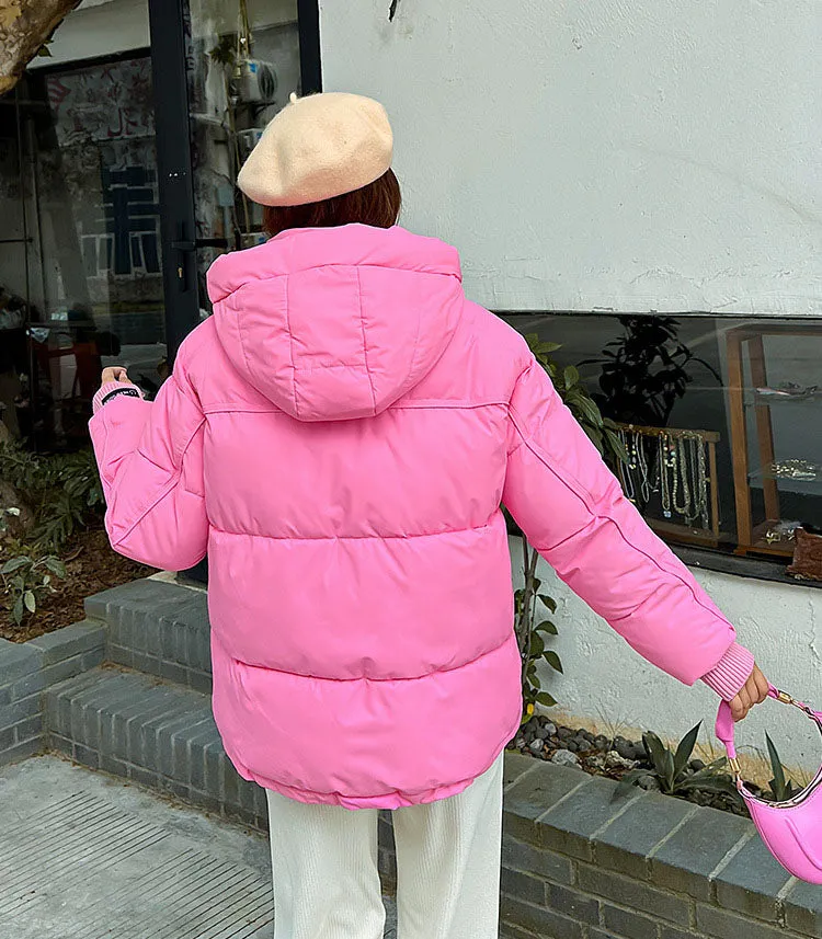 Water-resistant and Windproof Quilted Puffer Jacket for Women