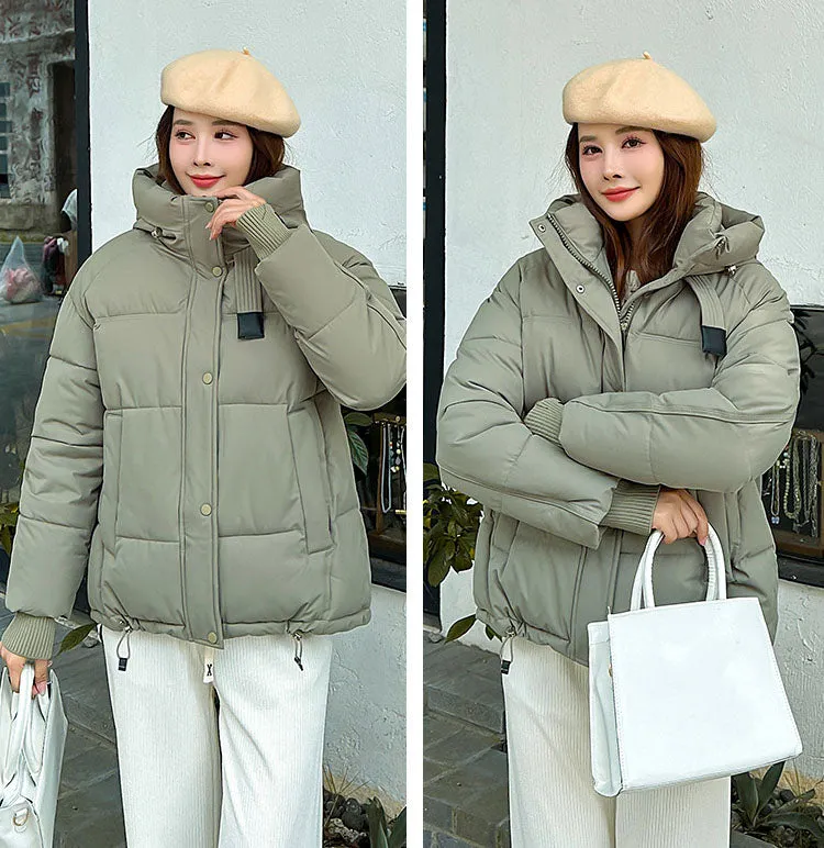 Water-resistant and Windproof Quilted Puffer Jacket for Women