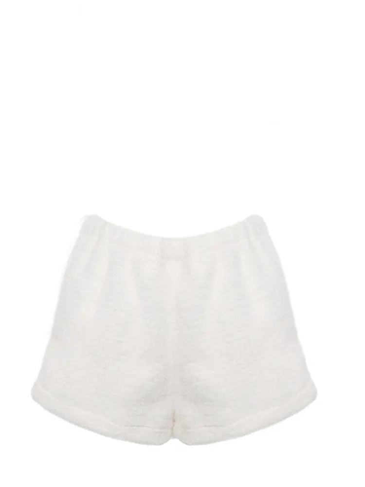 White Fuzzy Valentine Set