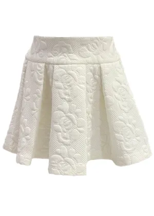 White Skater Skirt