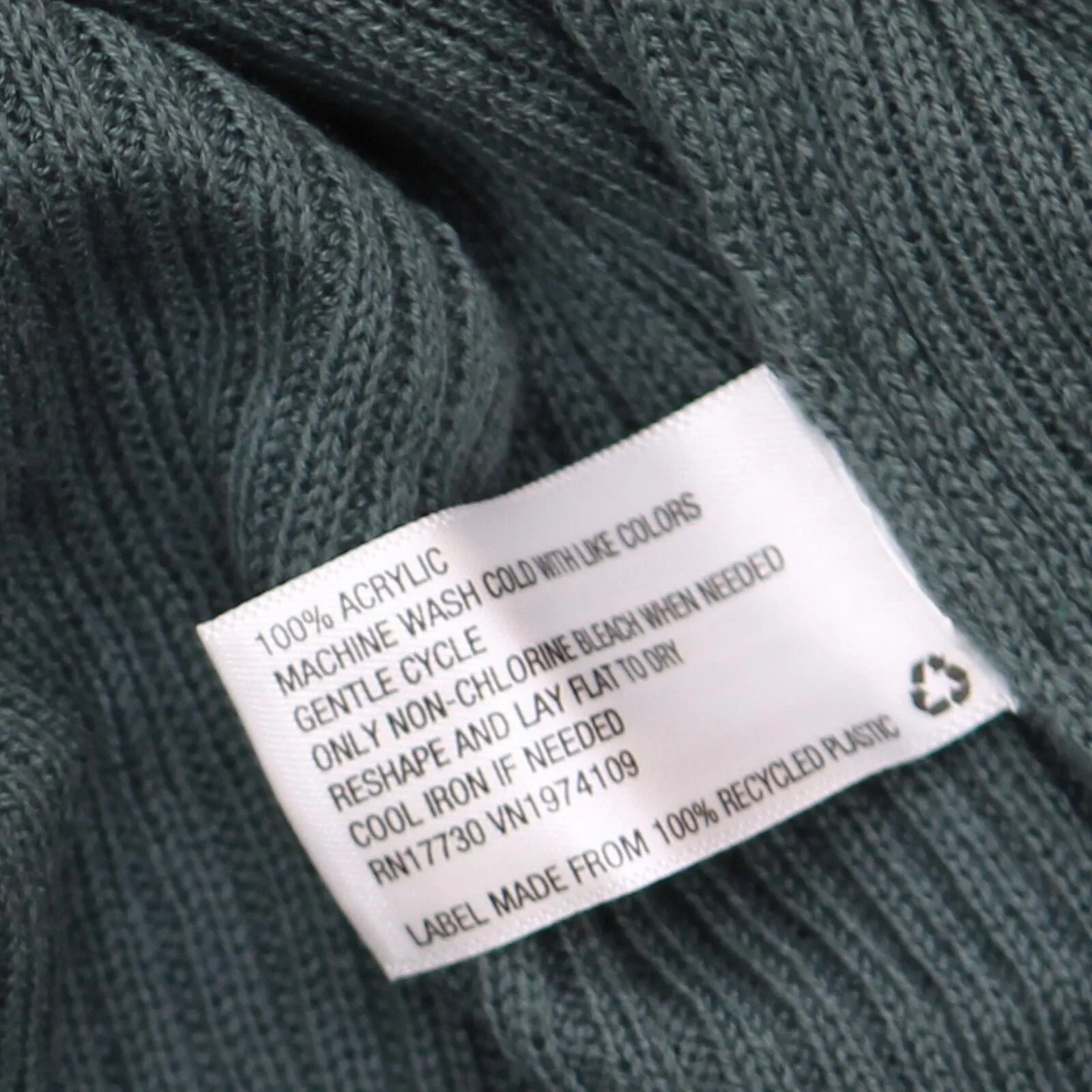 Wild Fable Women's Cropped Button-Front Cardigan Dark Teal Green XL