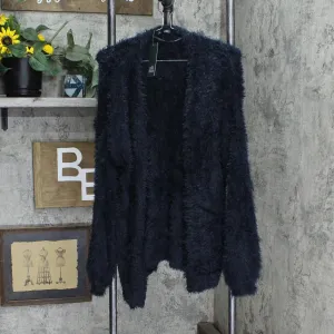 Wild Fable Women's Long Sleeve Open-Front Fuzzy Cardigan R18-10208B