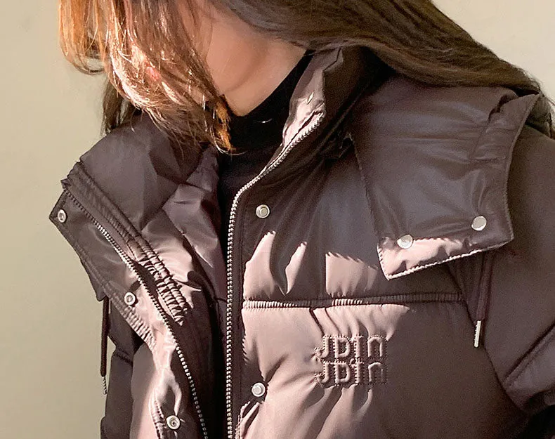 Women's Loose-fit Puffed Raincoat Jacket for Fashionable Looks