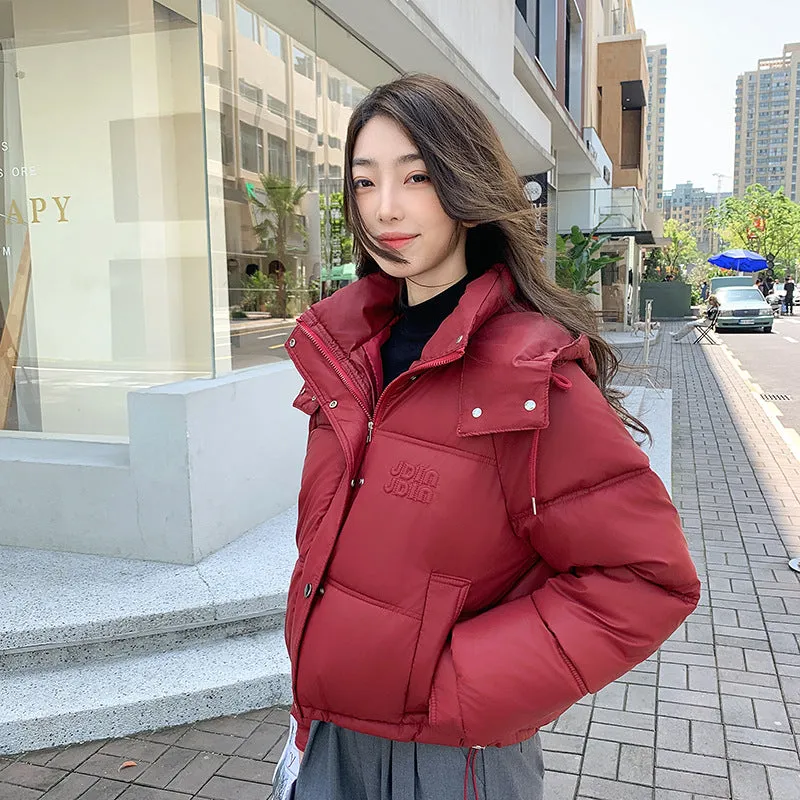 Women's Loose-fit Puffed Raincoat Jacket for Fashionable Looks