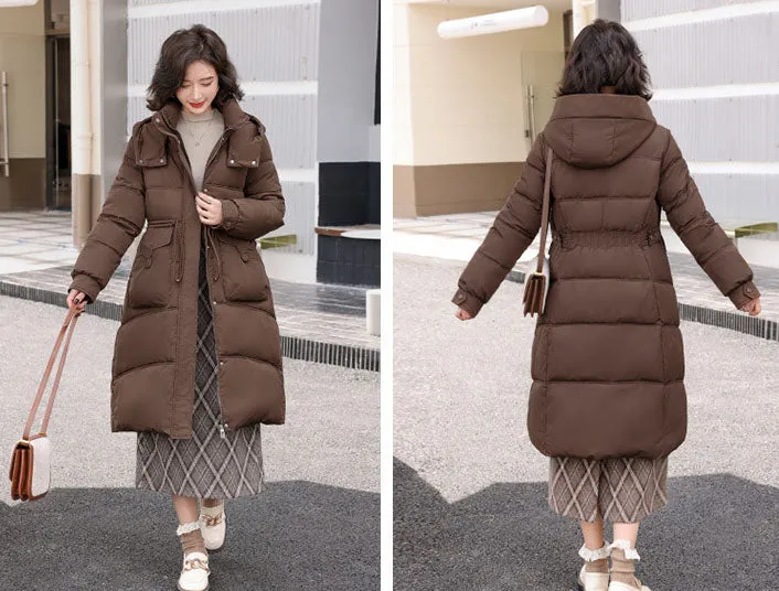 Women's Relaxed-Fit Mid-Length Quilted Puffer Coat