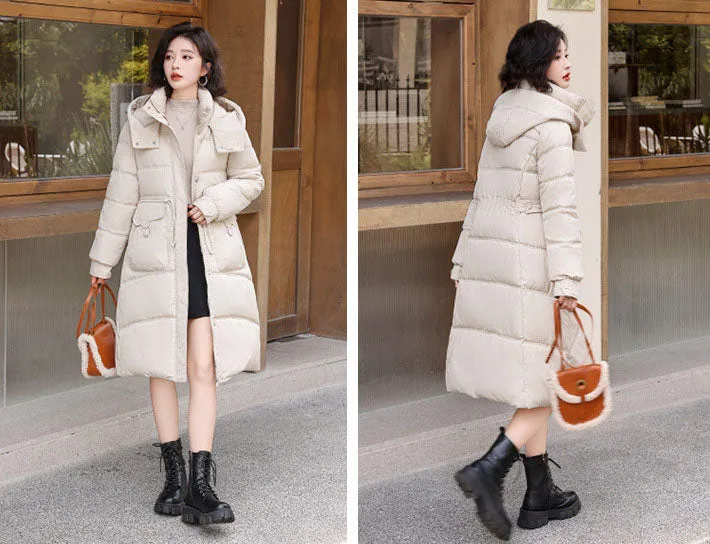 Women's Relaxed-Fit Mid-Length Quilted Puffer Coat