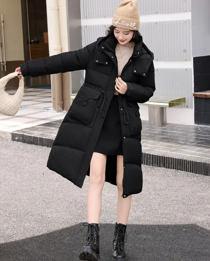 Women's Relaxed-Fit Mid-Length Quilted Puffer Coat