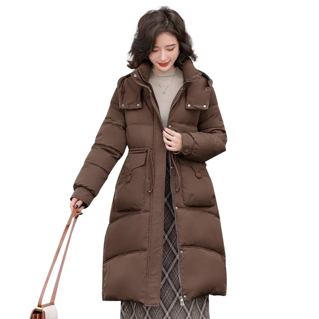 Women's Relaxed-Fit Mid-Length Quilted Puffer Coat