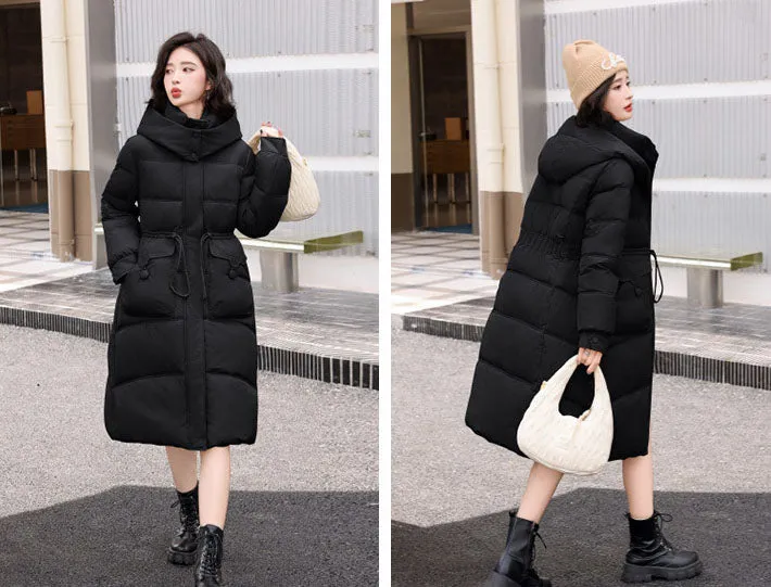 Women's Relaxed-Fit Mid-Length Quilted Puffer Coat