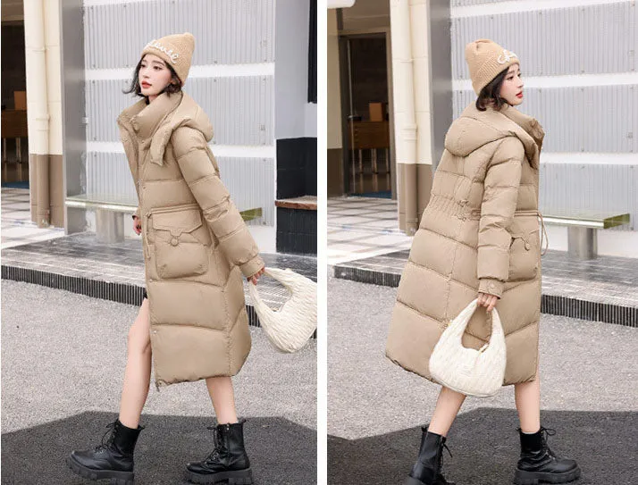 Women's Relaxed-Fit Mid-Length Quilted Puffer Coat