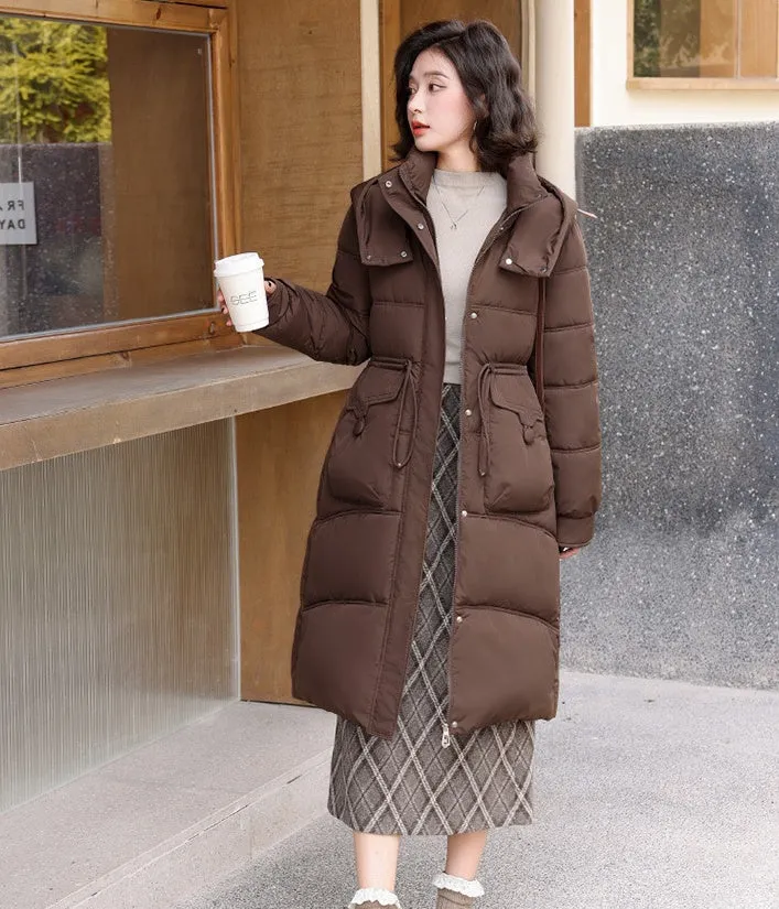 Women's Relaxed-Fit Mid-Length Quilted Puffer Coat