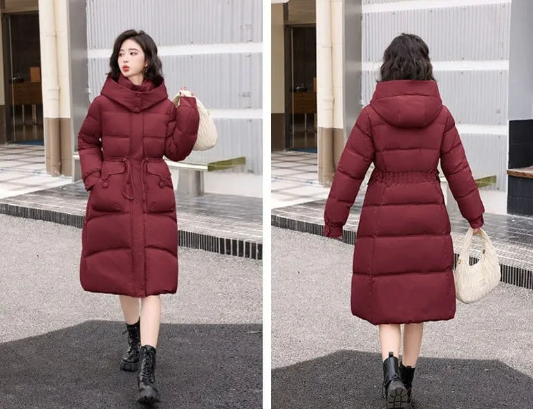 Women's Relaxed-Fit Mid-Length Quilted Puffer Coat