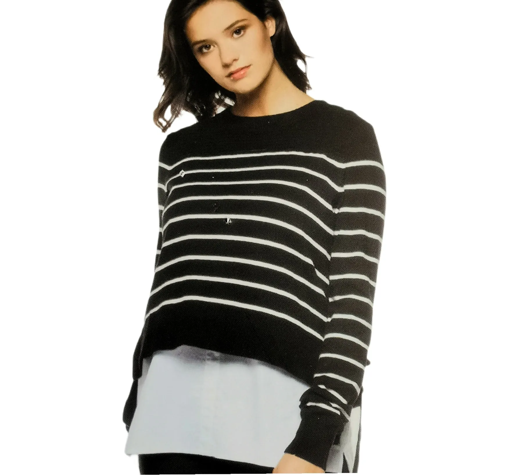 WOMENS SIZE SMALL - BLACK TAPE, Mono Two Sweater NWT B26