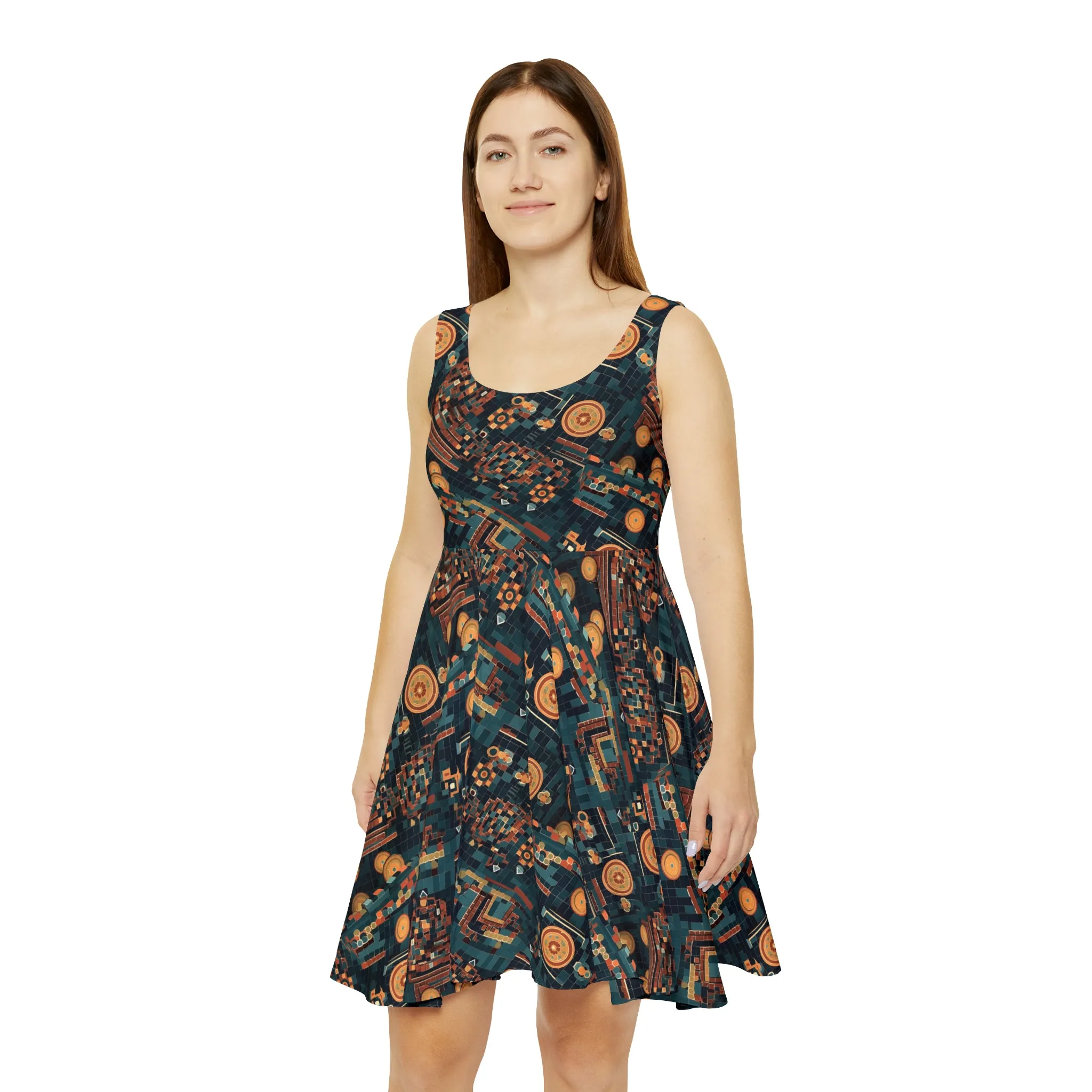 Women's Skater Dress - Empire in Repose