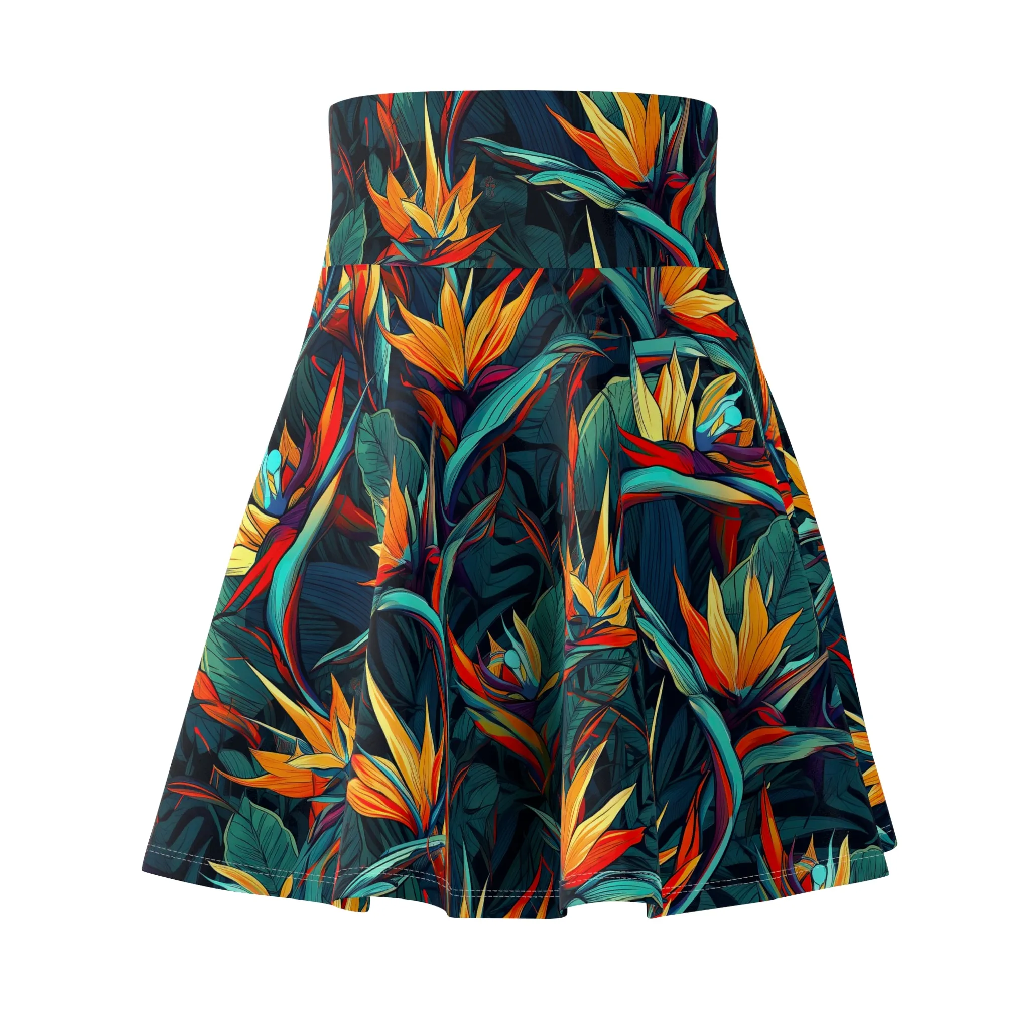 Women's Skater Skirt - Bird of Paradise