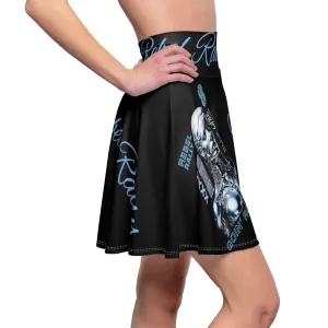 Women's Skater Skirt Rogue Black (AOP)