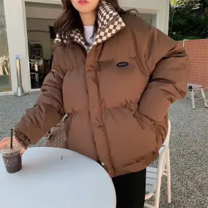 Y2K Puffer Jacket in Luxurious Broadcloth for Warmth and Style