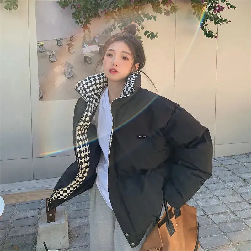 Y2K Puffer Jacket in Luxurious Broadcloth for Warmth and Style